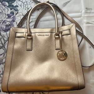 Gold Michael Kors Bag
